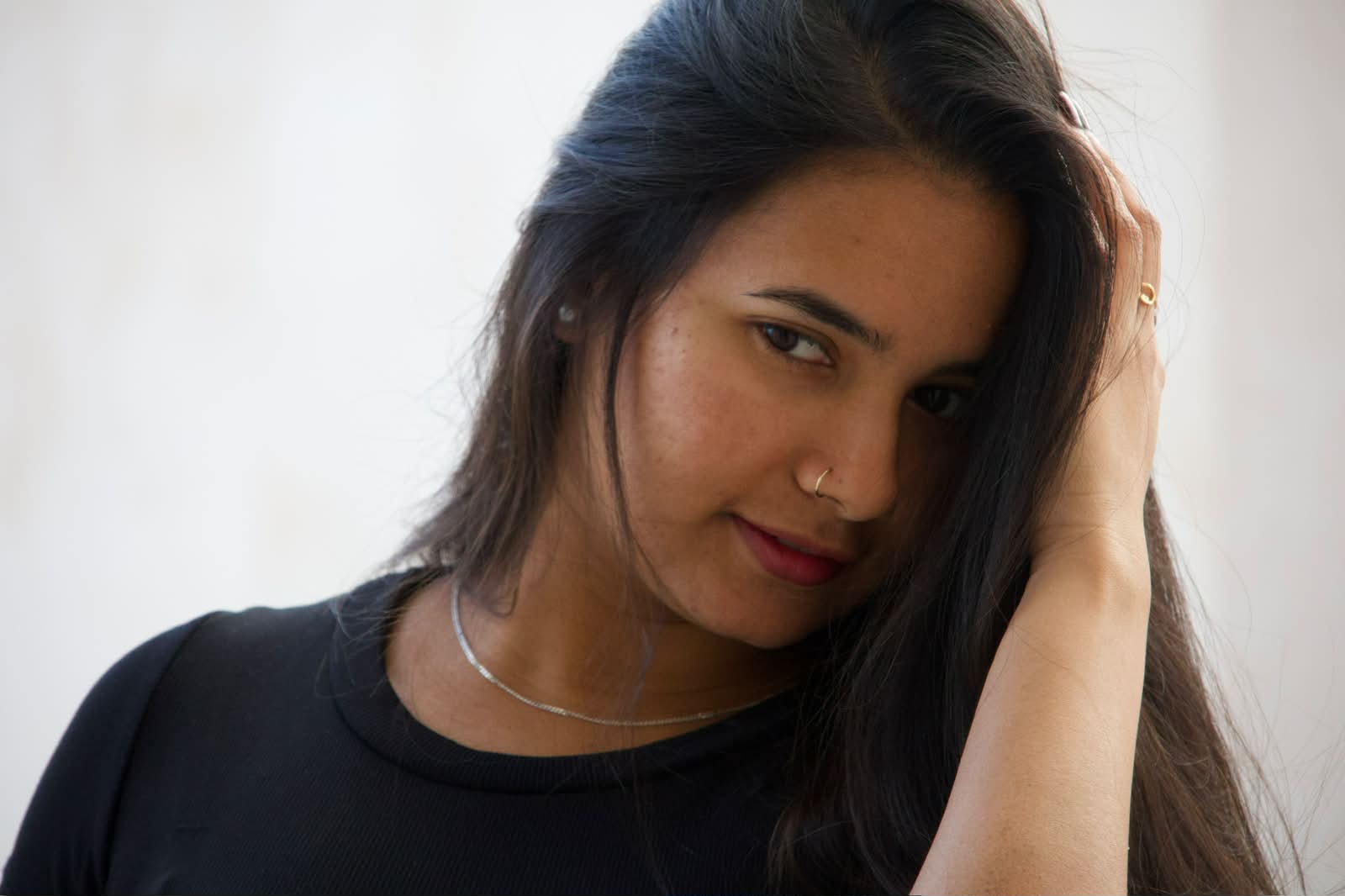 Close-up portrait, soft natural light
